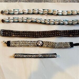 Bundle of Shell and Beaded necklaces & Bracelets